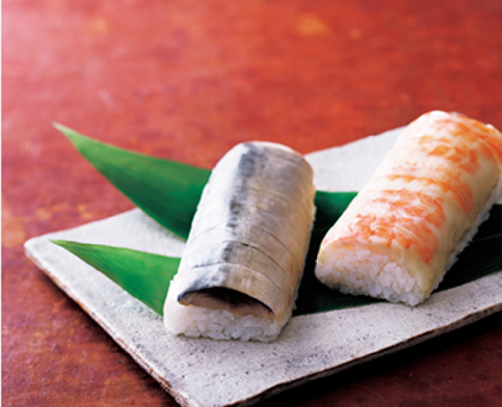 鯖棒鮨、海老棒鮨  舟楽