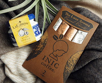 INIC coffee キャラメル&コンフィチュール セット パウダーフーズフォレスト