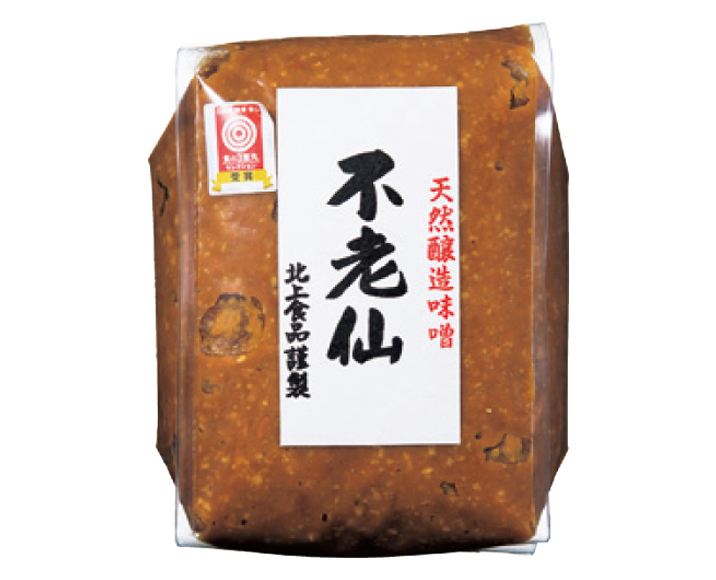 宮城 天然醸造味噌 「不老仙」
