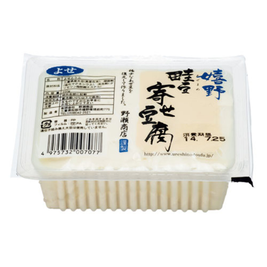 野瀬商店　畦豆寄せ豆腐