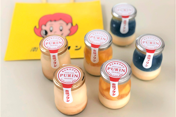 素材へのこだわりと 手作りのおいしさ。 昭和レトロでかわいい 宮崎の新名物「南国プリン」
