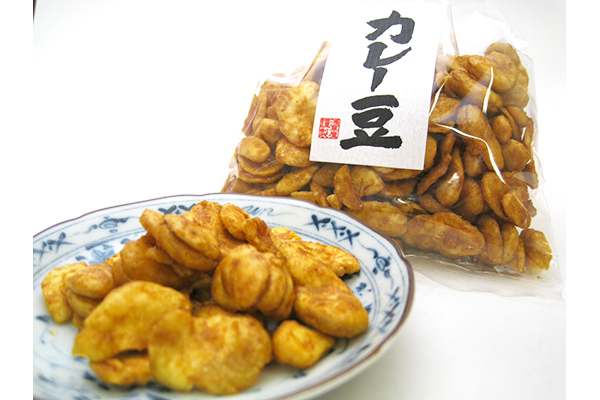 揚げたそら豆にカレー味がマッチ!止まらなくなる新潟の豆菓子
