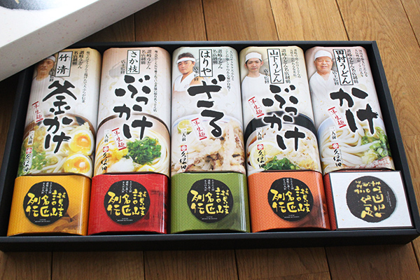 自宅にいながら名店の味を食べ比べ!「讃岐名匠列伝/讃岐うどんギフトセット」「全国銘店ラーメン詰合せ」