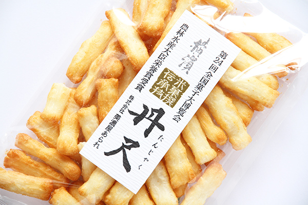 一度食べたらやみつきに！サクッと香ばしいおかき「丹尺」と醤油がしっかり染みこんだ「しみてるおかき」