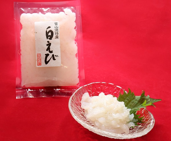 知る人ぞ知る富山湾の名産品、有限会社白えび屋の「手むき白えびお刺身」