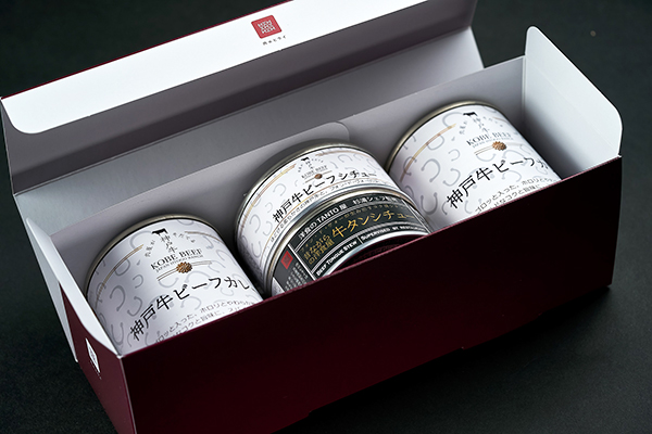 神戸牛ビーフカレー&シチュー缶詰ギフトセット 4缶詰合せ