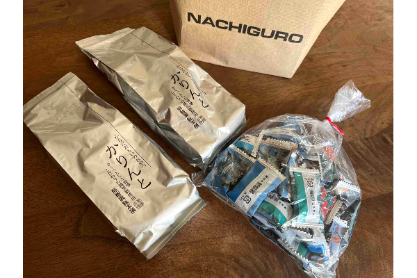 黒あめ那智黒&特製黒糖かりんとペアセット
