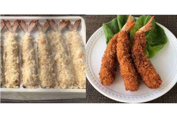 大ぶりの天然海老の味と香りがたまらない！職人の丁寧な仕事がおいしさを生む「ごほうび えびフライ」