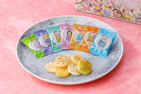 17年連続モンドセレクション最高金賞！サクサク食感と7つの味が楽しい「七福神あられ」