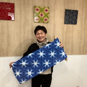 角野晒染株式会社 代表取締役の角野孝二氏