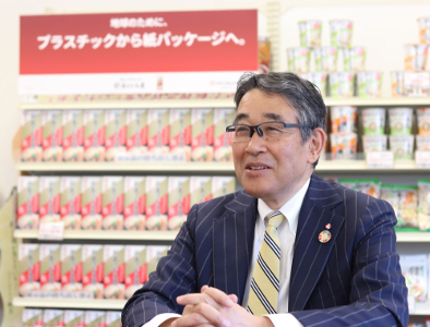 旭松食品株式会社 代表取締役社長の木下 博隆氏