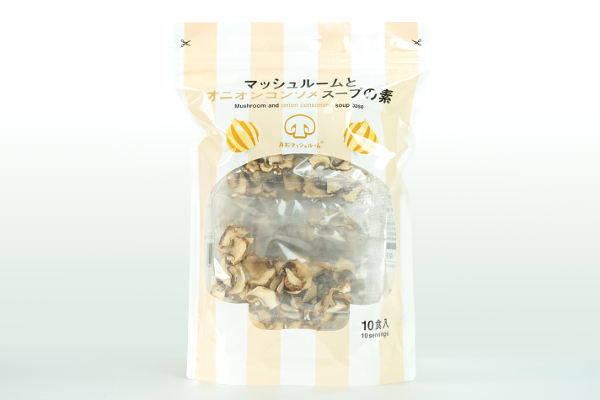 マッシュルームとオニオンコンソメスープの素
