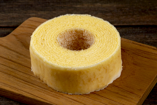 米粉100%でしっとりふわふわ!福島のお米のおいしさから誕生した、食べきりサイズのバウムクーヘン「ごえんバウム」