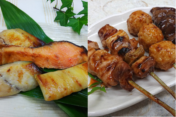 湯煎だけで完成！冷めてもふっくら、香ばしい。秘伝の味噌と「焼き」にこだわり抜いた魚の「西京焼詰合せ」と「大山どり焼鳥詰合せ」