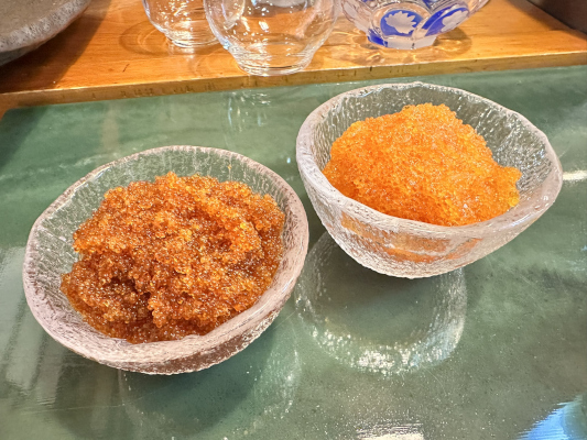 弾けるプチプチ感とあふれる旨味!秘伝のだしで丁寧に仕上げた「とびうおの卵」