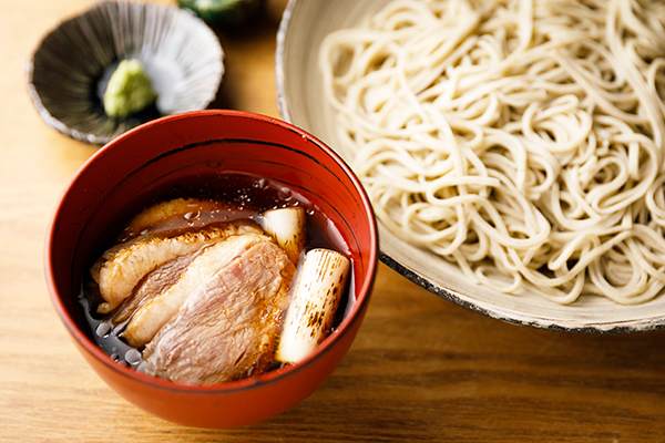 鴨汁そば麹漬け2食・ざるそば2食（瞬そば）