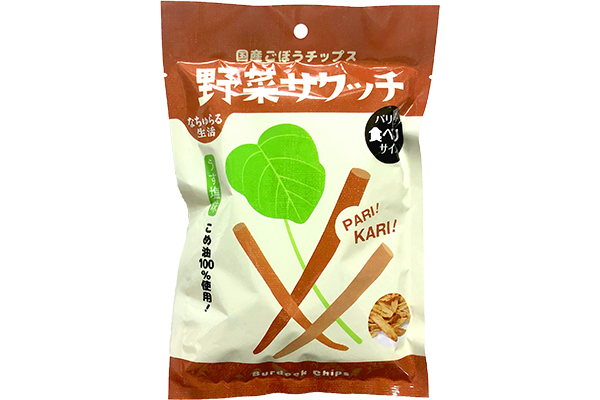 「野菜サクッチ 国産ごぼうチップス」（19g）