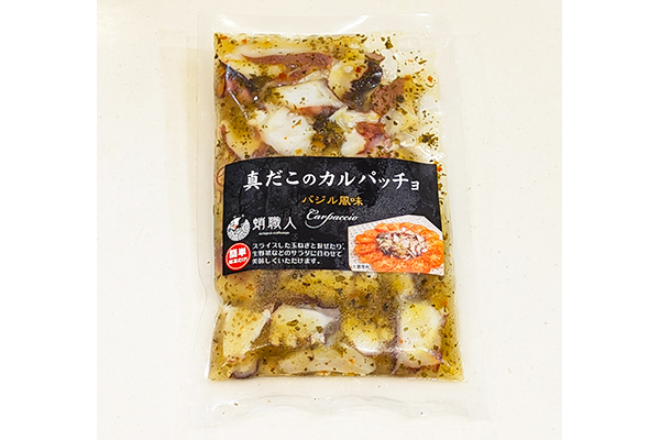 真だこのカルパッチョ バジル風味（内容量：250g）