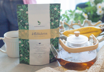 宮古ビデンス・ピローサ®と春ウコンを配合した、ロングセラーのハーブティー「HaBidens HerbTea+（ハービデンス ハーブティープラス）」